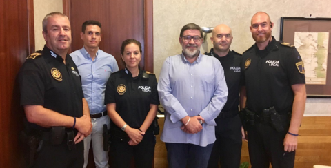 Presa de possessió del càrrec de 3 Oficials del cos de la Policia Local de Vinaròs
