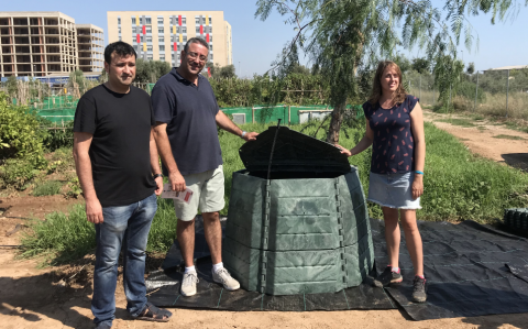 L’Ajuntament de Vinaròs al capdavant d’un projecte pilot de compostatge d’horts urbans i residus vegetals