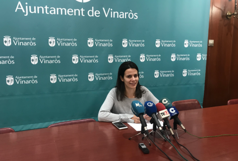 Maria Cano, regidora d’Hisenda, Industria i Ocupació de l’Ajuntament de Vinaròs, ha presentat avui les ajudes d’ocupació per a majors de 30 anys i desocupats de llarga durada.