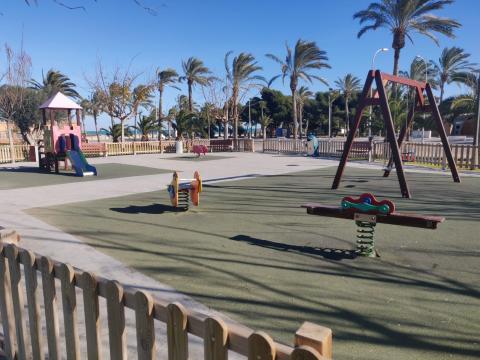 Obres i Serveis inicia les obres per a renovar el parc infantil del passeig de Fora del Forat
